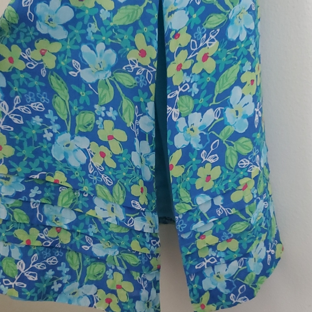 Sigrid Olsen Maxi Floral Print Sleeveless Dress 6 - Picture 5 of 10